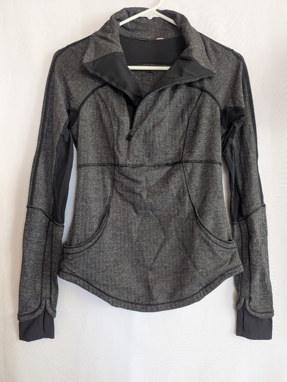 Heathered Gray Half-Zip Pullover